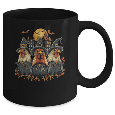 Funny Chicken Halloween Costume Spooky Season Chickens Witch Mug | siriusteestore