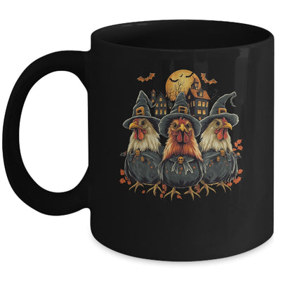 Funny Chicken Halloween Costume Spooky Season Chickens Witch Mug | siriusteestore