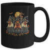 Funny Chicken Halloween Costume Spooky Season Chickens Witch Mug | siriusteestore