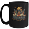 Funny Chicken Halloween Costume Spooky Season Chickens Witch Mug | siriusteestore