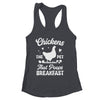 Funny Chickens The Pet That Poops Breakfast Farmer Shirt & Tank Top | siriusteestore