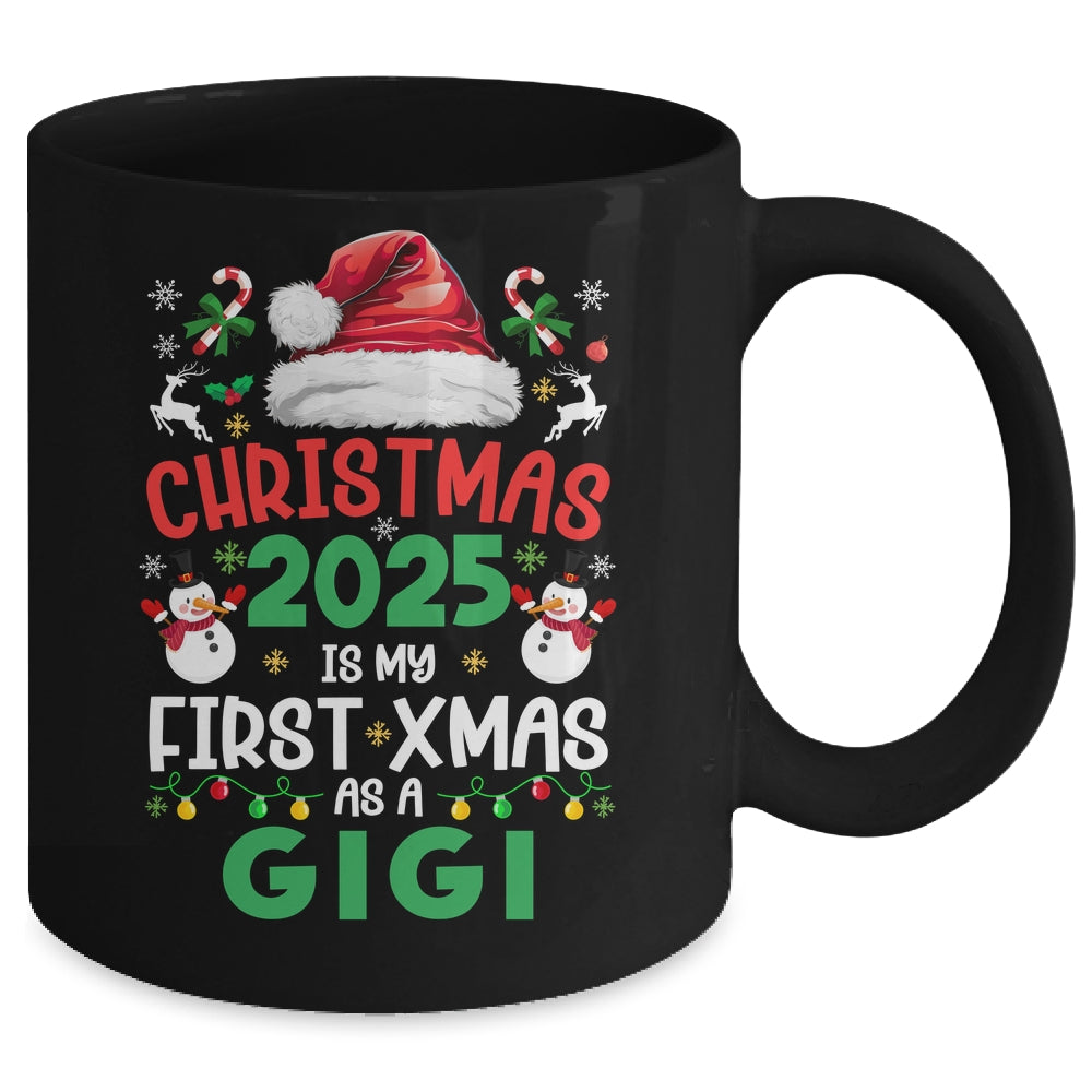 Funny Christmas 2025 Is My First Xmas As A Gigi Family Mug | siriusteestore