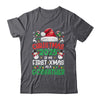 Funny Christmas 2025 Is My First Xmas As A Godfather Family Shirt & Sweatshirt | siriusteestore
