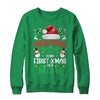 Funny Christmas 2025 Is My First Xmas As A Mom Family Shirt & Sweatshirt | siriusteestore