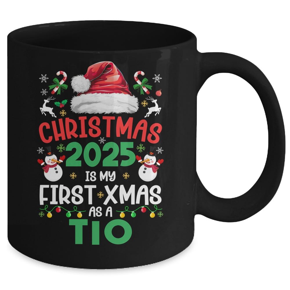 Funny Christmas 2025 Is My First Xmas As A Tio Family Mug | siriusteestore