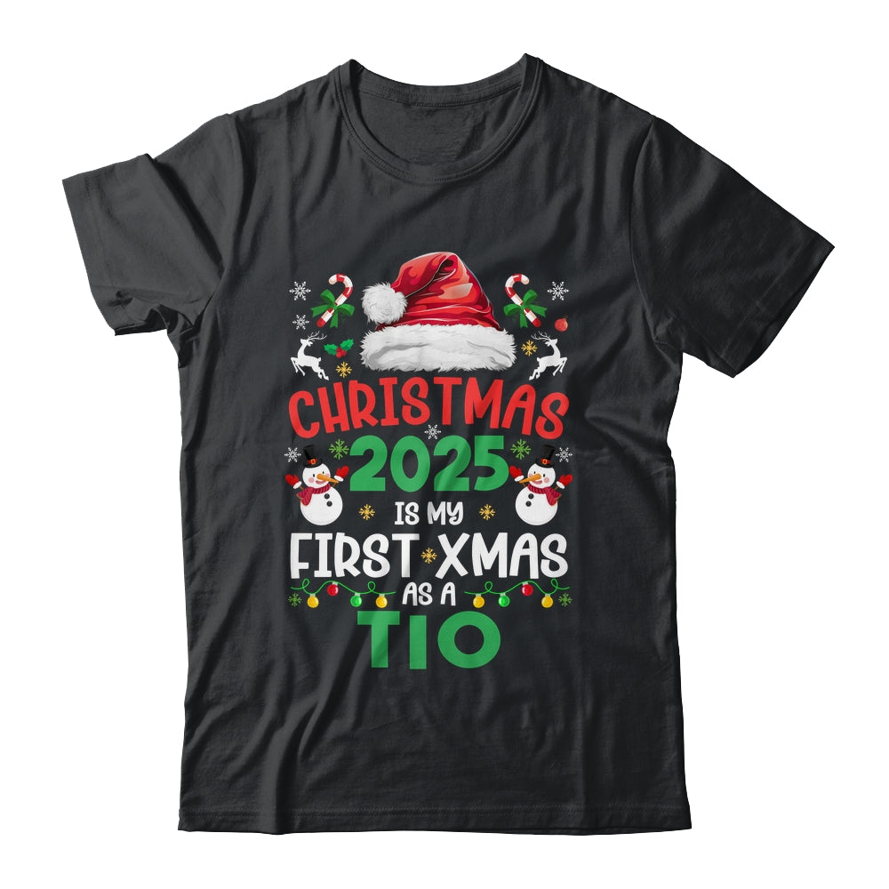 Funny Christmas 2025 Is My First Xmas As A Tio Family Shirt & Sweatshirt | siriusteestore