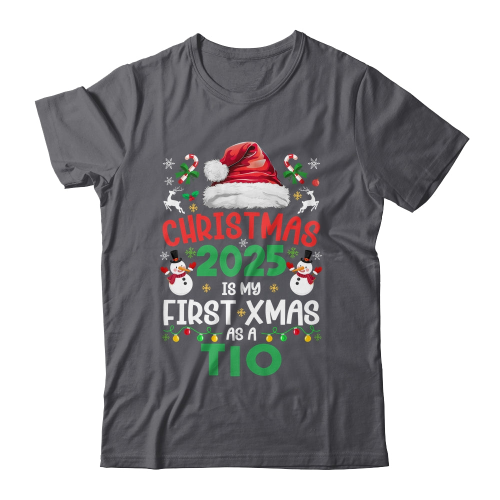 Funny Christmas 2025 Is My First Xmas As A Tio Family Shirt & Sweatshirt | siriusteestore