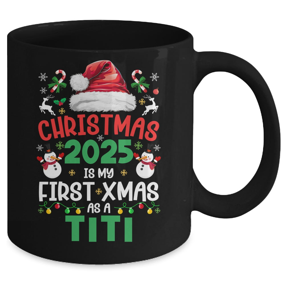 Funny Christmas 2025 Is My First Xmas As A Titi Family Mug | siriusteestore