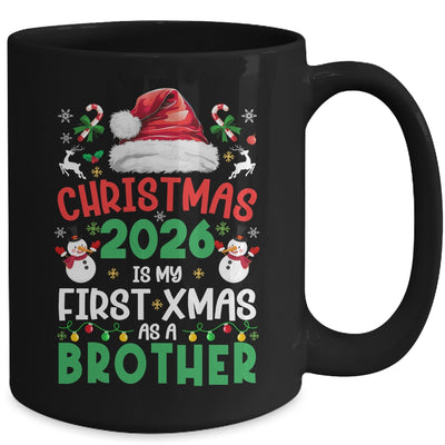 Funny Christmas 2026 Is My First Xmas As A Brother Family Mug | siriusteestore