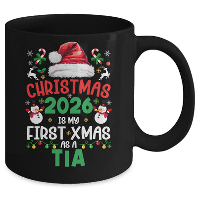 Funny Christmas 2026 Is My First Xmas As A Tia Family Mug | siriusteestore