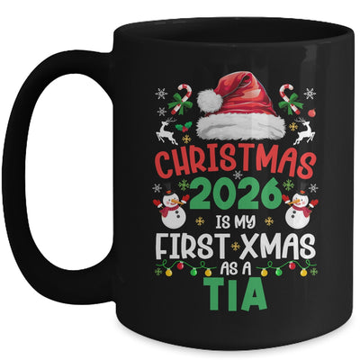 Funny Christmas 2026 Is My First Xmas As A Tia Family Mug | siriusteestore