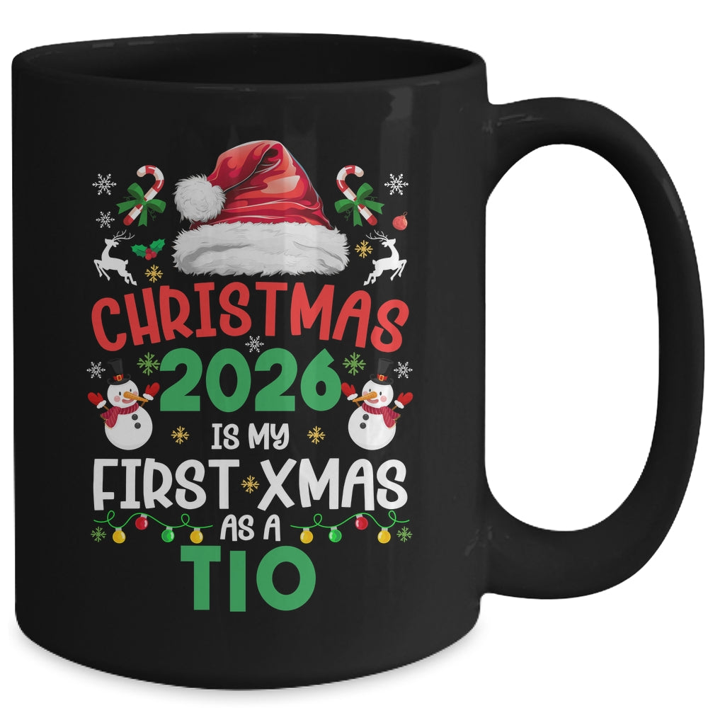 Funny Christmas 2026 Is My First Xmas As A Tio Family Mug | siriusteestore