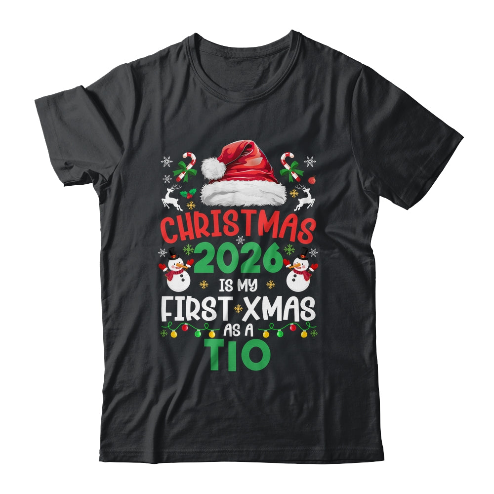 Funny Christmas 2026 Is My First Xmas As A Tio Family Shirt & Sweatshirt | siriusteestore