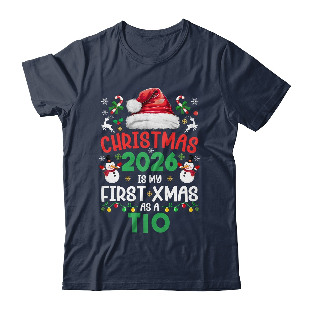Funny Christmas 2026 Is My First Xmas As A Tio Family Shirt & Sweatshirt | siriusteestore