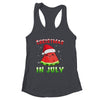Funny Christmas In July Shirt Summer Watermelon Santa Hat Shirt & Tank Top | siriusteestore