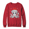 Funny Christmas Octopus Santa Hat Octopus Lovers Men Women Shirt & Sweatshirt | siriusteestore