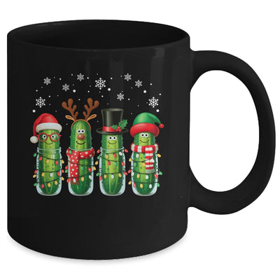 Funny Christmas Pickle Squad Santa Hat Xmas Pickles Lover Mug | siriusteestore
