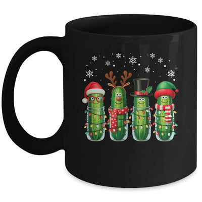 Funny Christmas Pickle Squad Santa Hat Xmas Pickles Lover Mug | siriusteestore