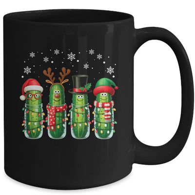 Funny Christmas Pickle Squad Santa Hat Xmas Pickles Lover Mug | siriusteestore