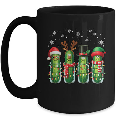 Funny Christmas Pickle Squad Santa Hat Xmas Pickles Lover Mug | siriusteestore