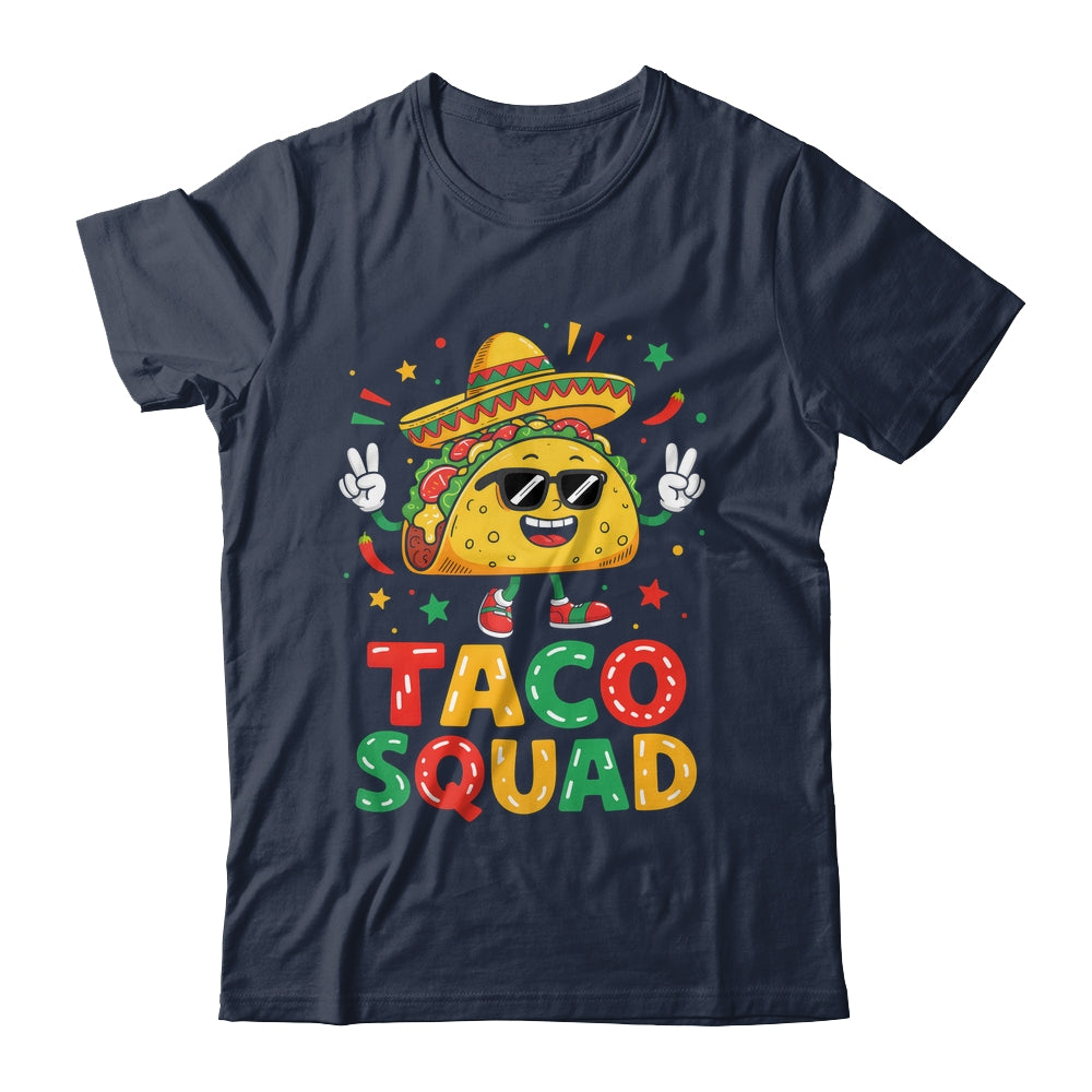 Funny Cinco De Mayo Funny Taco Squad Sombrero Hat Men Women Shirt & Hoodie | siriusteestore