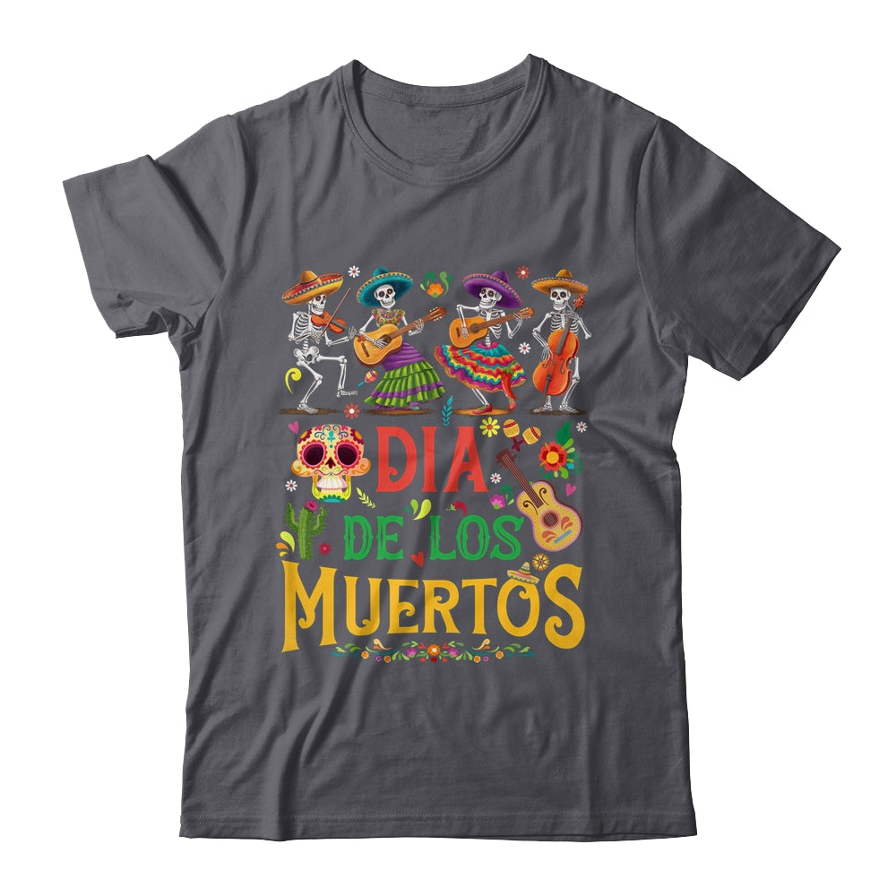 Funny Cinco De Mayo Skeleton Skull Fiesta Sombreros Guitar Shirt & Hoodie | siriusteestore