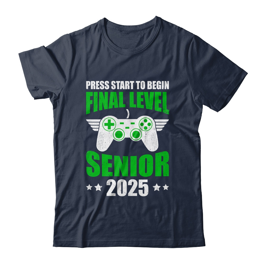 Funny Class Of 2025 Gamer Senior 2025 Designs For Men Boy Shirt & Hoodie | siriusteestore