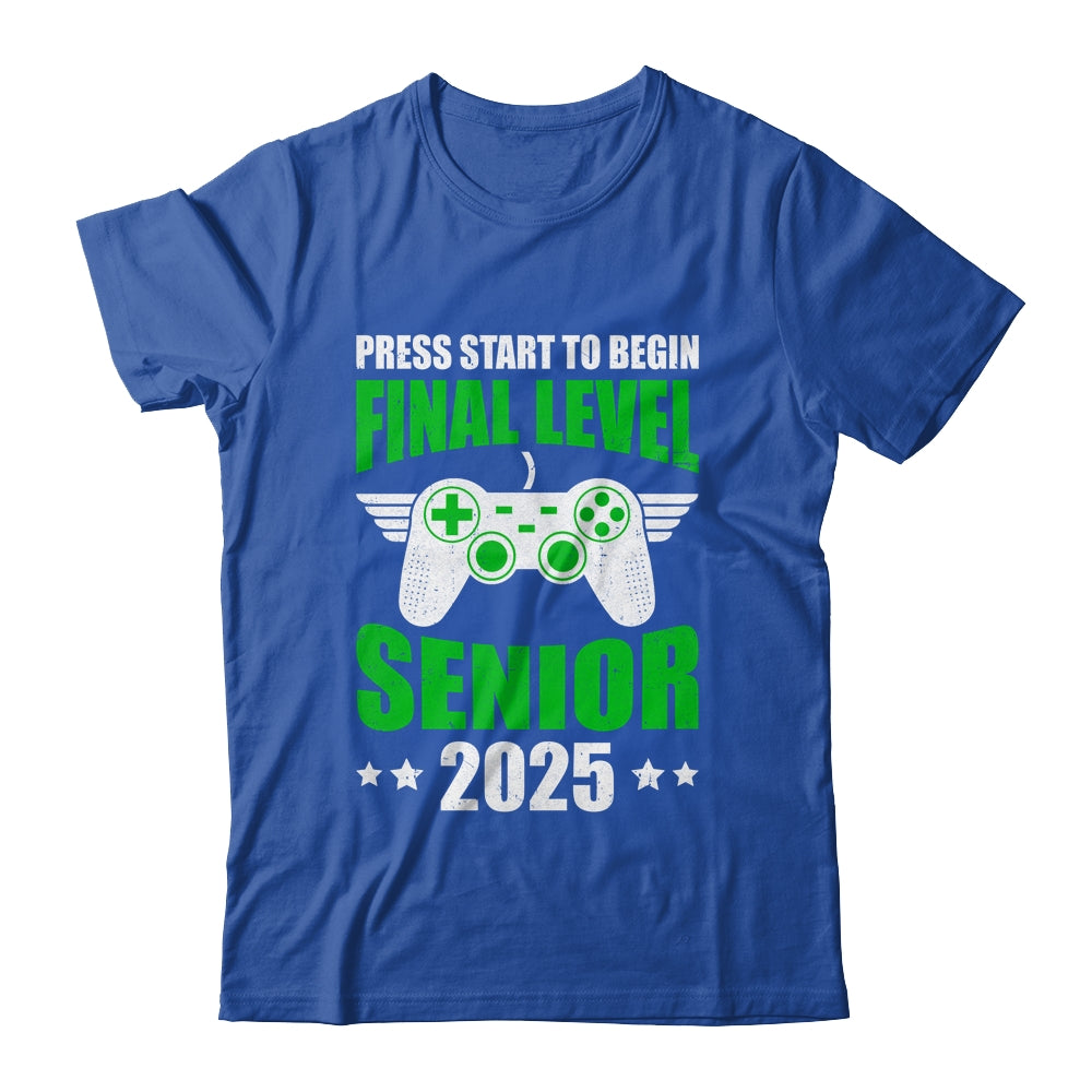 Funny Class Of 2025 Gamer Senior 2025 Designs For Men Boy Shirt & Hoodie | siriusteestore