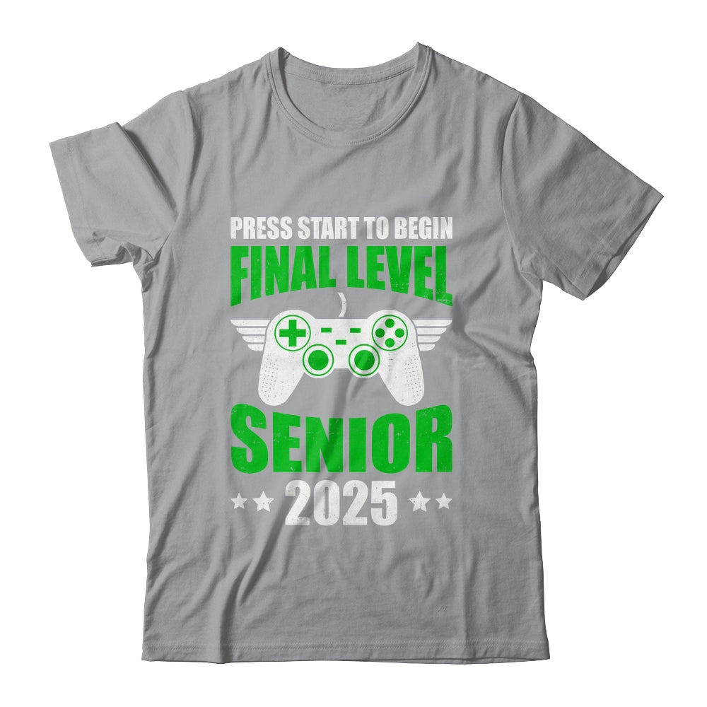 Funny Class Of 2025 Gamer Senior 2025 Designs For Men Boy Shirt & Hoodie | siriusteestore