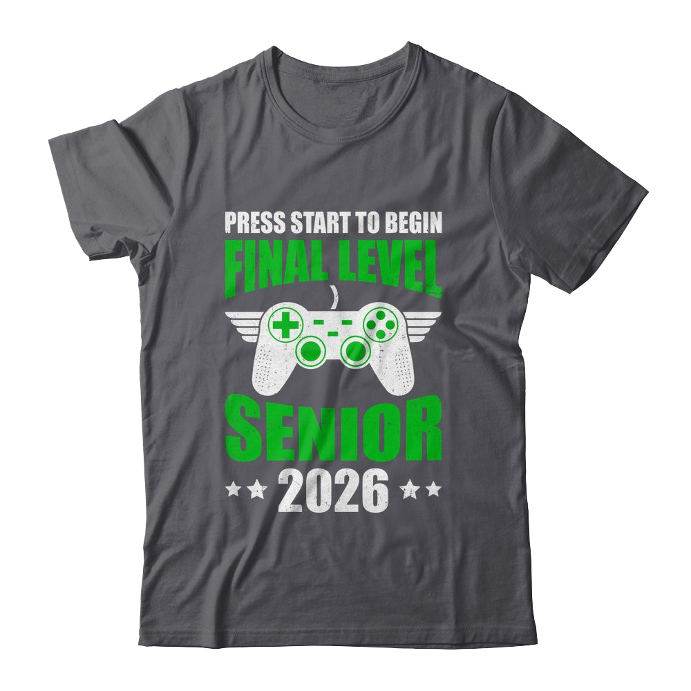 Funny Class Of 2026 Gamer Senior 2026 Designs For Men Boy Shirt & Hoodie | siriusteestore
