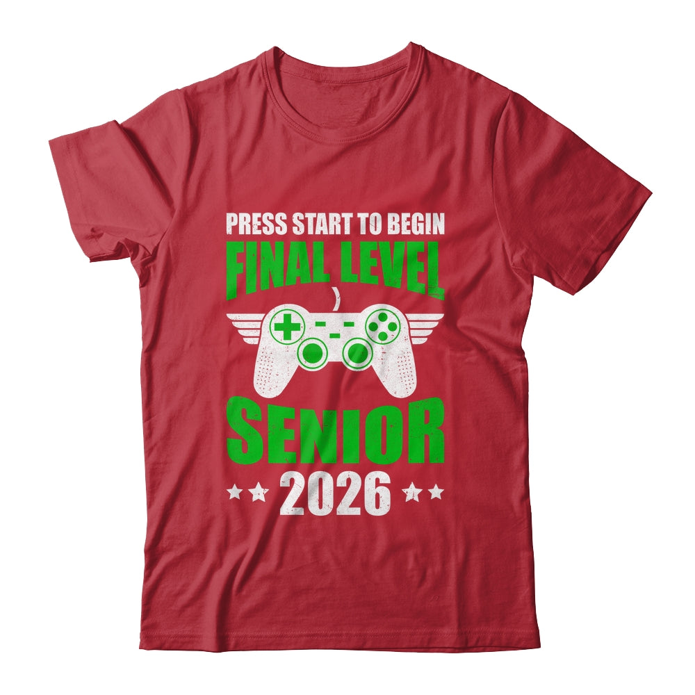 Funny Class Of 2026 Gamer Senior 2026 Designs For Men Boy Shirt & Hoodie | siriusteestore