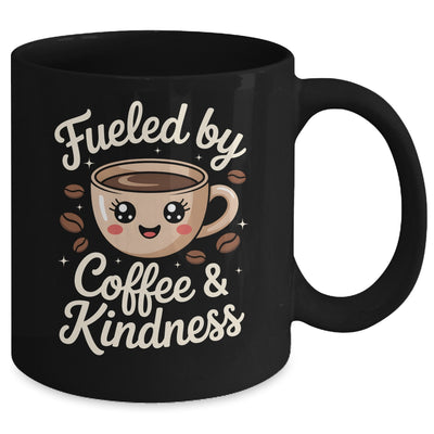 Funny Coffee Lover Fueled By Coffee And Kindness Men Women Mug | siriusteestore
