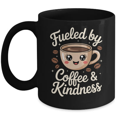 Funny Coffee Lover Fueled By Coffee And Kindness Men Women Mug | siriusteestore