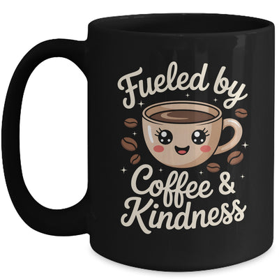 Funny Coffee Lover Fueled By Coffee And Kindness Men Women Mug | siriusteestore