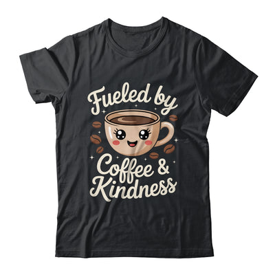 Funny Coffee Lover Fueled By Coffee And Kindness Men Women Shirt & Tank Top | siriusteestore