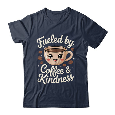 Funny Coffee Lover Fueled By Coffee And Kindness Men Women Shirt & Tank Top | siriusteestore