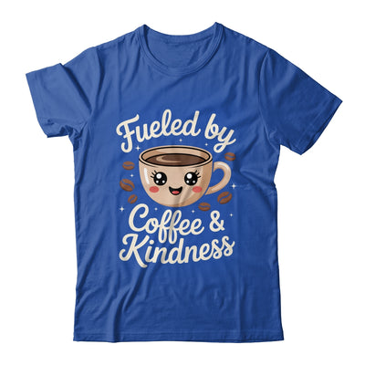 Funny Coffee Lover Fueled By Coffee And Kindness Men Women Shirt & Tank Top | siriusteestore