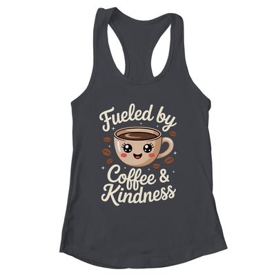 Funny Coffee Lover Fueled By Coffee And Kindness Men Women Shirt & Tank Top | siriusteestore