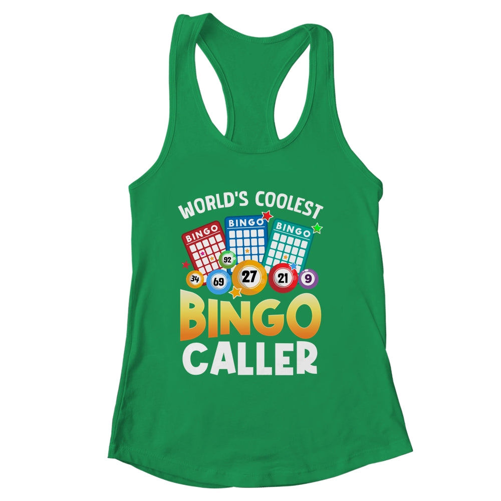 Funny Coolest Bingo Caller Gambling Bingo Player Game Lover Shirt & Tank Top | siriusteestore