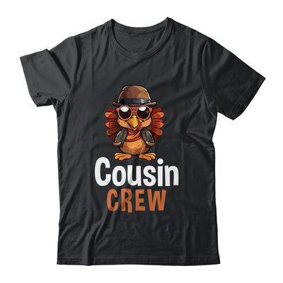 Funny Cousin Crew Turkey Cool Thanksgiving Family Matching Shirt & Hoodie | siriusteestore