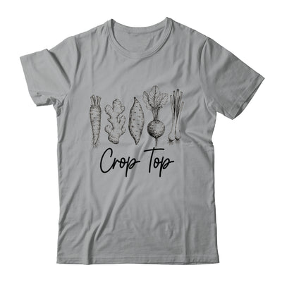 Funny Crop Top Gardening Pun Vegetable Art Gardeners Women Shirt & Tank Top | siriusteestore