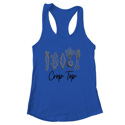 Funny Crop Top Gardening Pun Vegetable Art Gardeners Women Shirt & Tank Top | siriusteestore