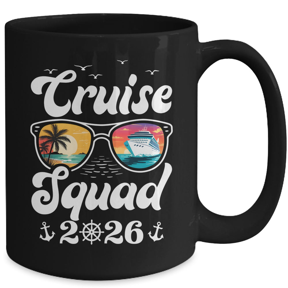 Funny Cruise Squad 2026 Summer Vacation Matching Family Mug | siriusteestore