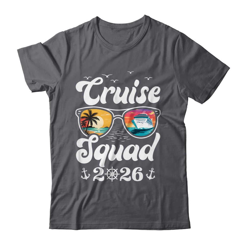 Funny Cruise Squad 2026 Summer Vacation Matching Family Shirt & Tank Top | siriusteestore