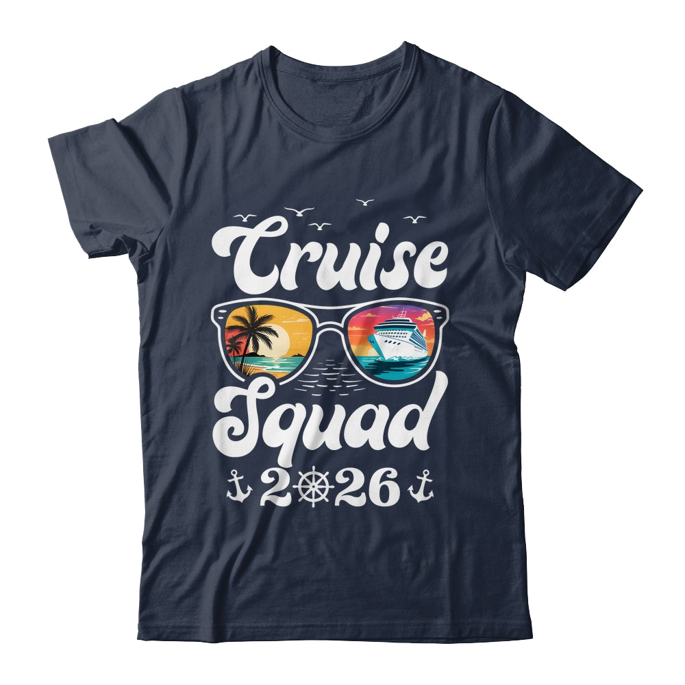 Funny Cruise Squad 2026 Summer Vacation Matching Family Shirt & Tank Top | siriusteestore