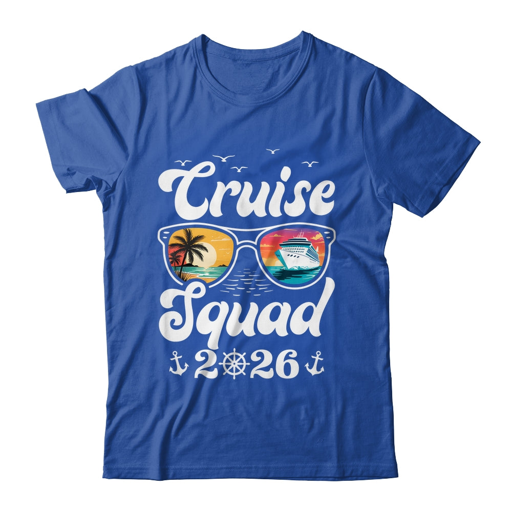 Funny Cruise Squad 2026 Summer Vacation Matching Family Shirt & Tank Top | siriusteestore