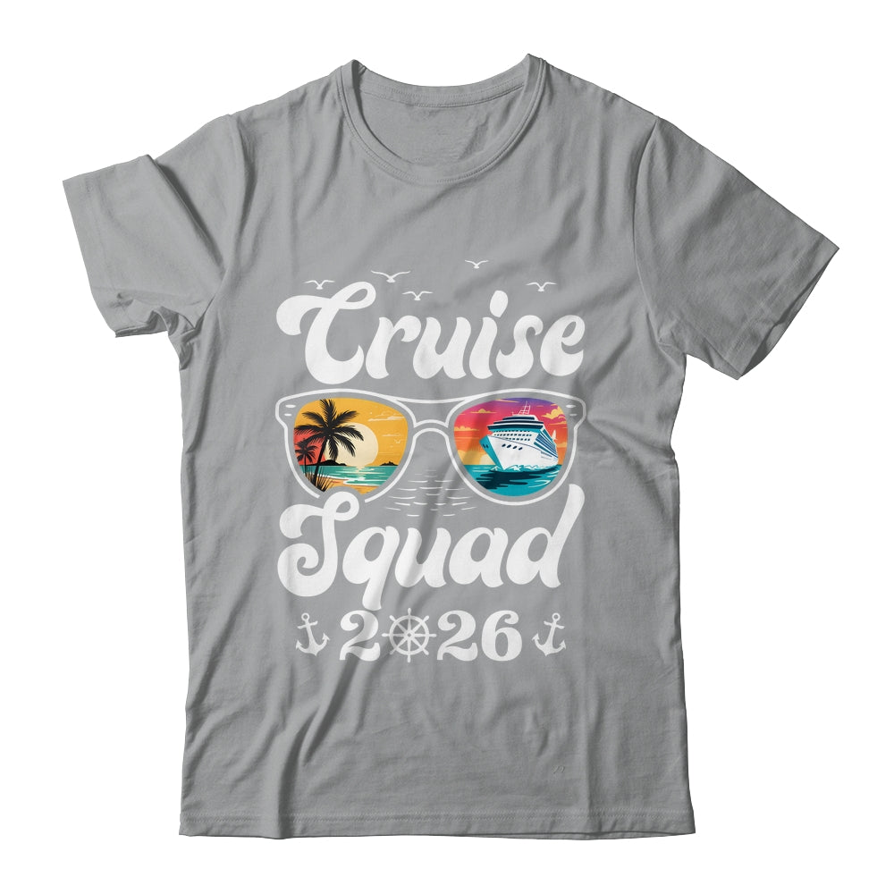 Funny Cruise Squad 2026 Summer Vacation Matching Family Shirt & Tank Top | siriusteestore