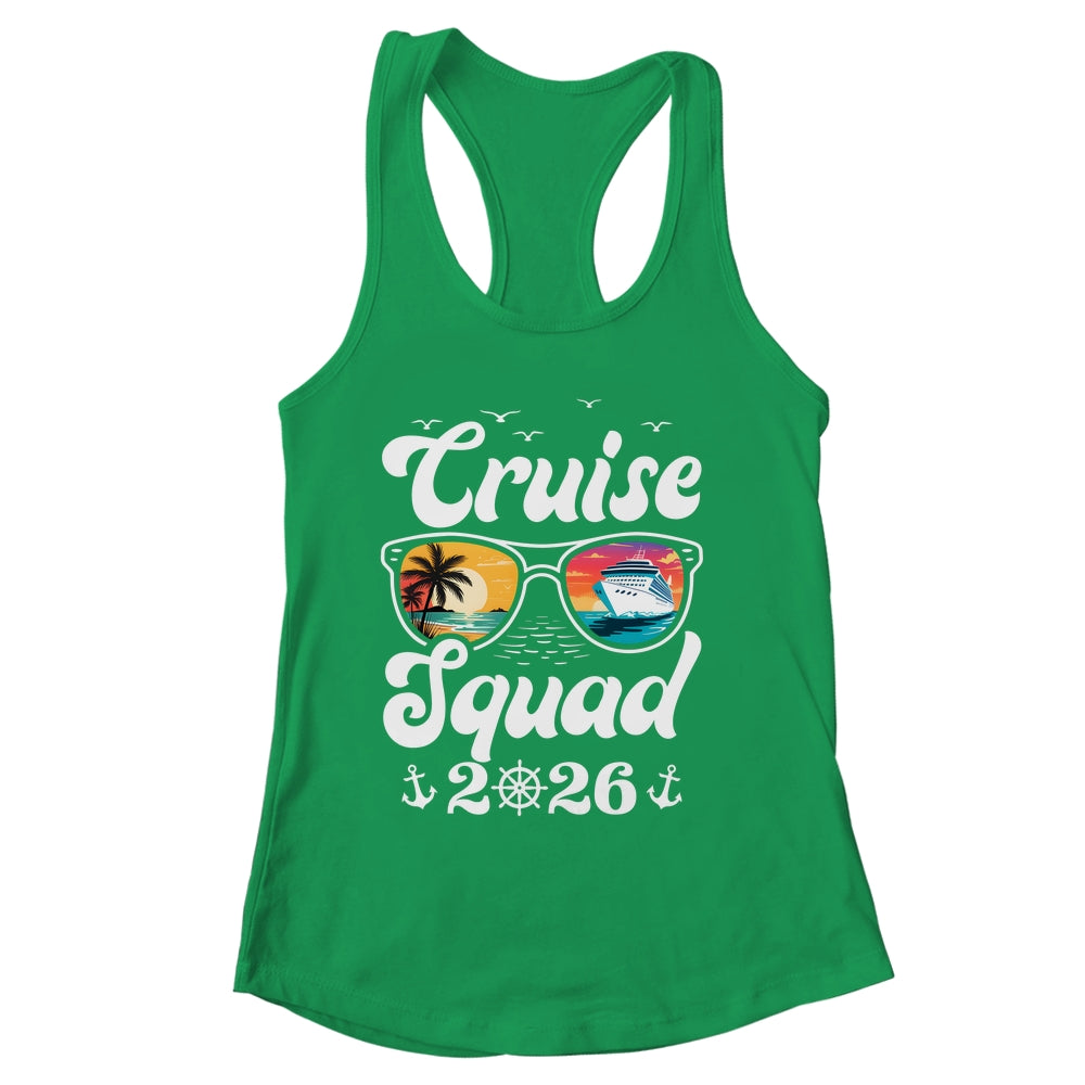 Funny Cruise Squad 2026 Summer Vacation Matching Family Shirt & Tank Top | siriusteestore