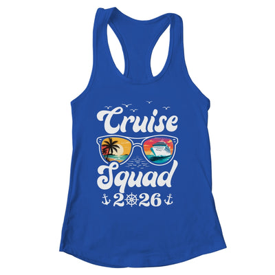 Funny Cruise Squad 2026 Summer Vacation Matching Family Shirt & Tank Top | siriusteestore
