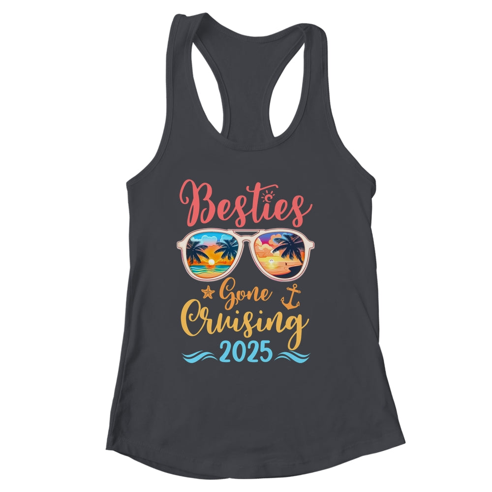 Funny Cruising Friends Squad 2025 Besties Gone Cruising Shirt & Tank Top | siriusteestore
